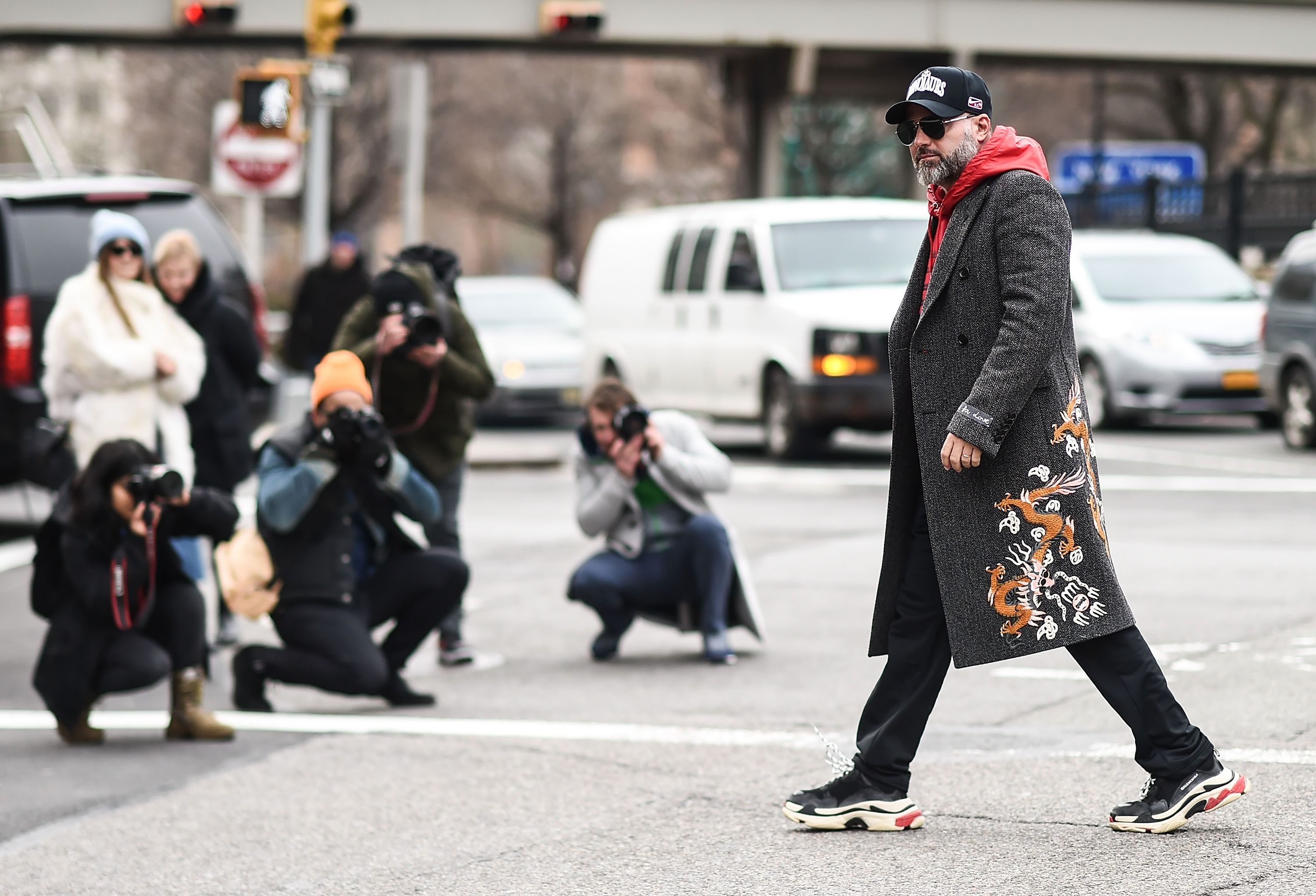Street Style con mucho rollazo desde la New York Fashion Week Men's