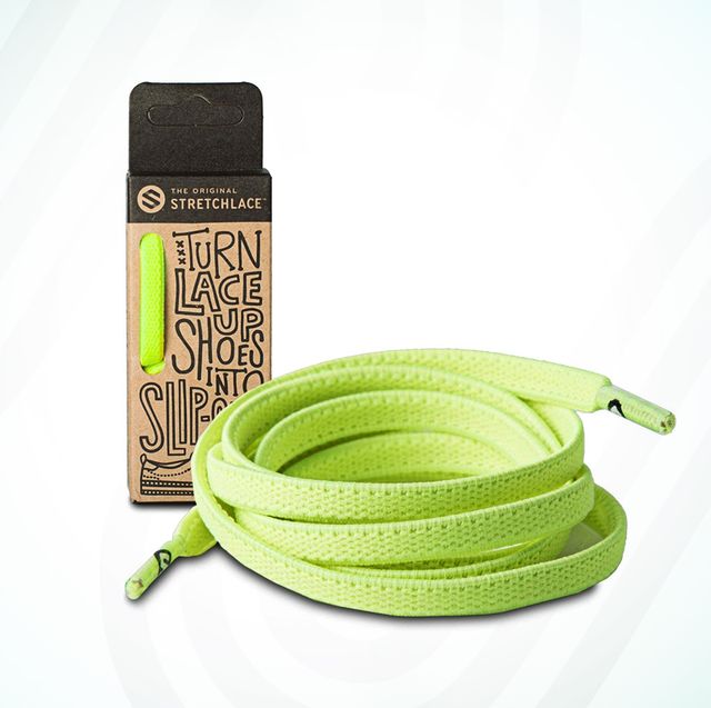 neon green stretch shoelaces