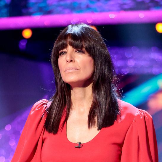 strictly come dancing host claudia winkleman stands on stage