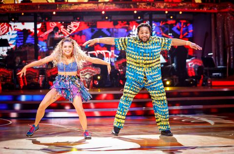 Hamza Yassin and Jowita Przystal in the final of Strictly Come Dancing 2022