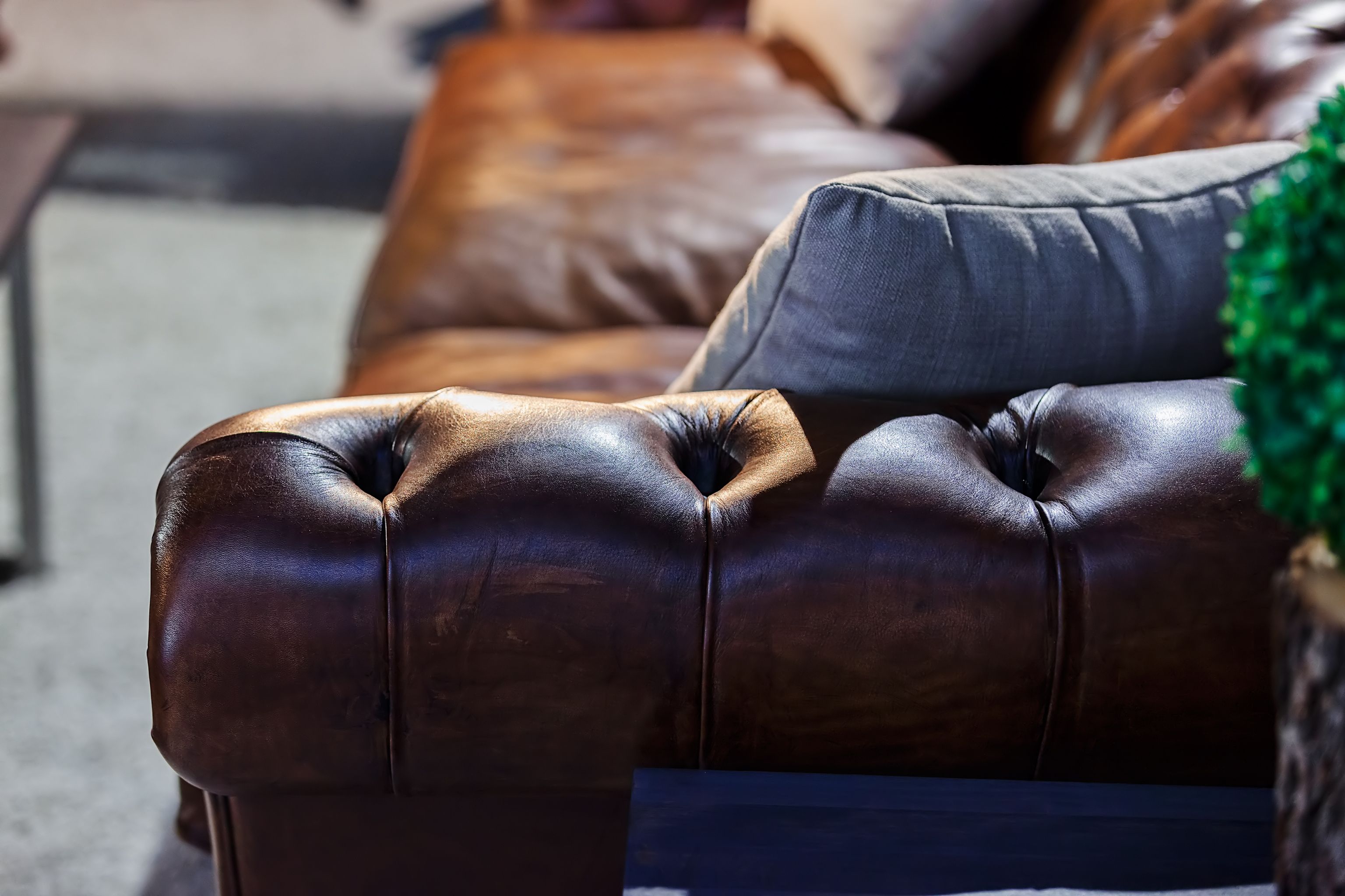 Vintage Leather Sofa Sofas, Rustic Brown Leather Living Room Furniture
