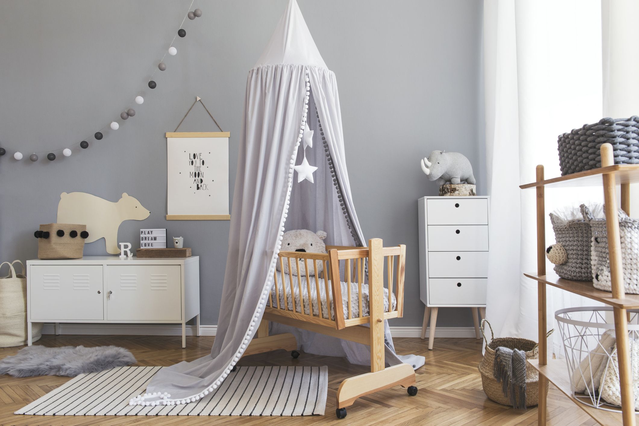 grey baby bedroom furniture