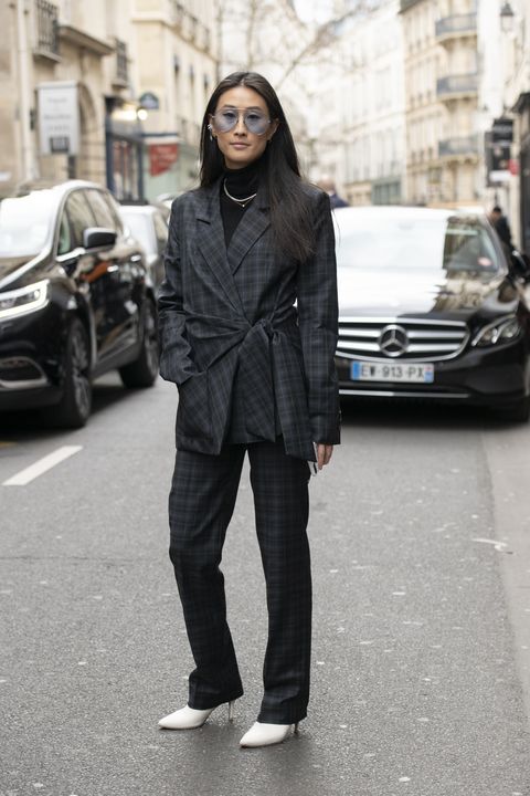 Street Style - Paris Fashion Week Womenswear Fall/Winter 2019/2020 : Day Seven