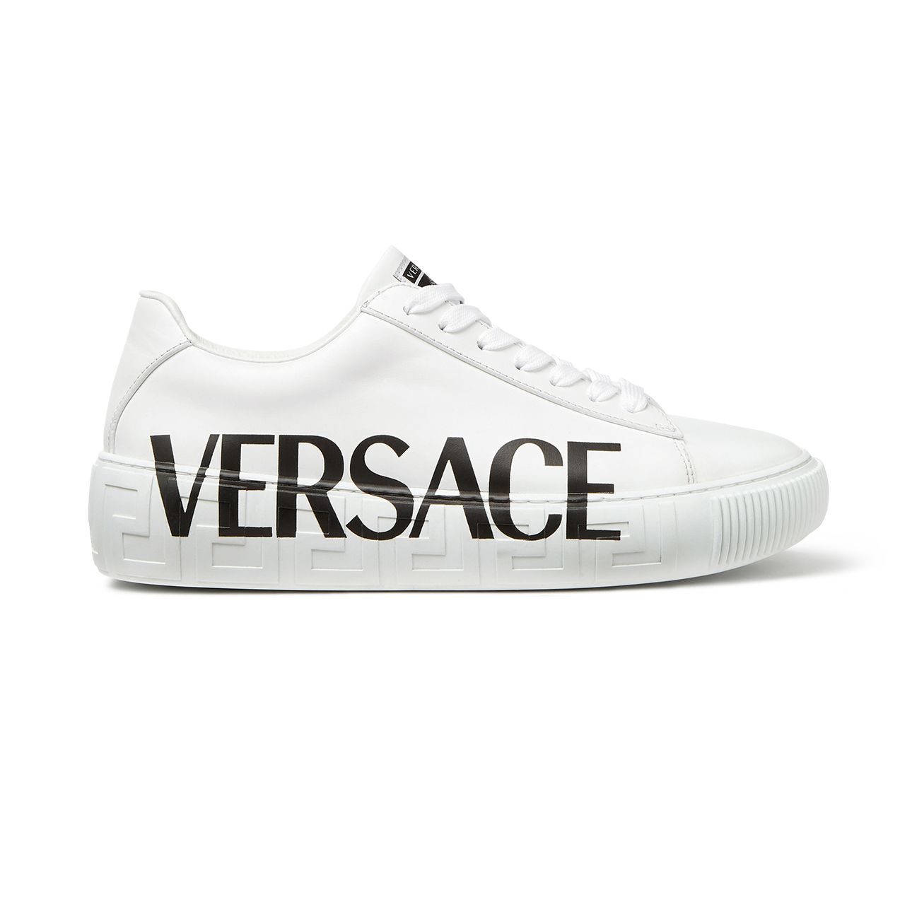 メンズヴェルサーチ VERSACE 未使用 白スニーカー ロゴ サイズ43 28cm靴