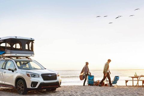 subaru forester roof top tent