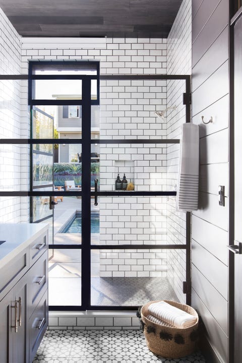 A Classic White Subway Tile Bathroom Designed By Our Teenage Son