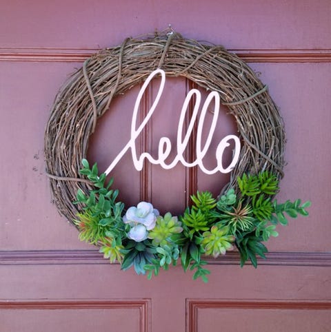Hello Wreath - Summer Wreaths Hello Wreath - Summer Wreaths