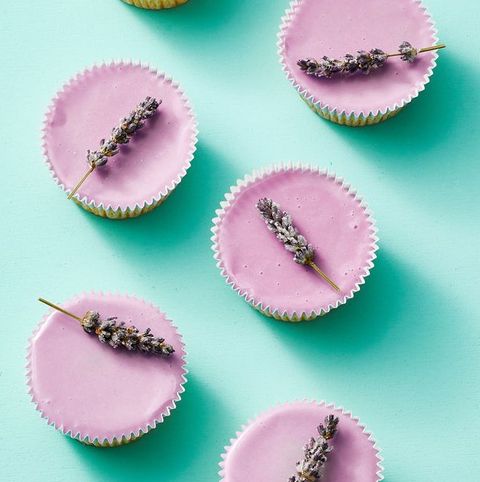sugared lavender cupcakes   easter cupcakes