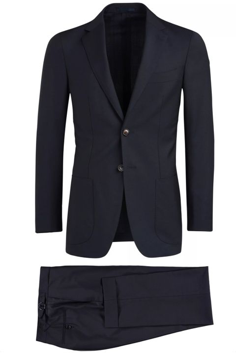 Clothing, Suit, Outerwear, Black, Formal wear, Blazer, Jacket, Button, Sleeve, Tuxedo, 