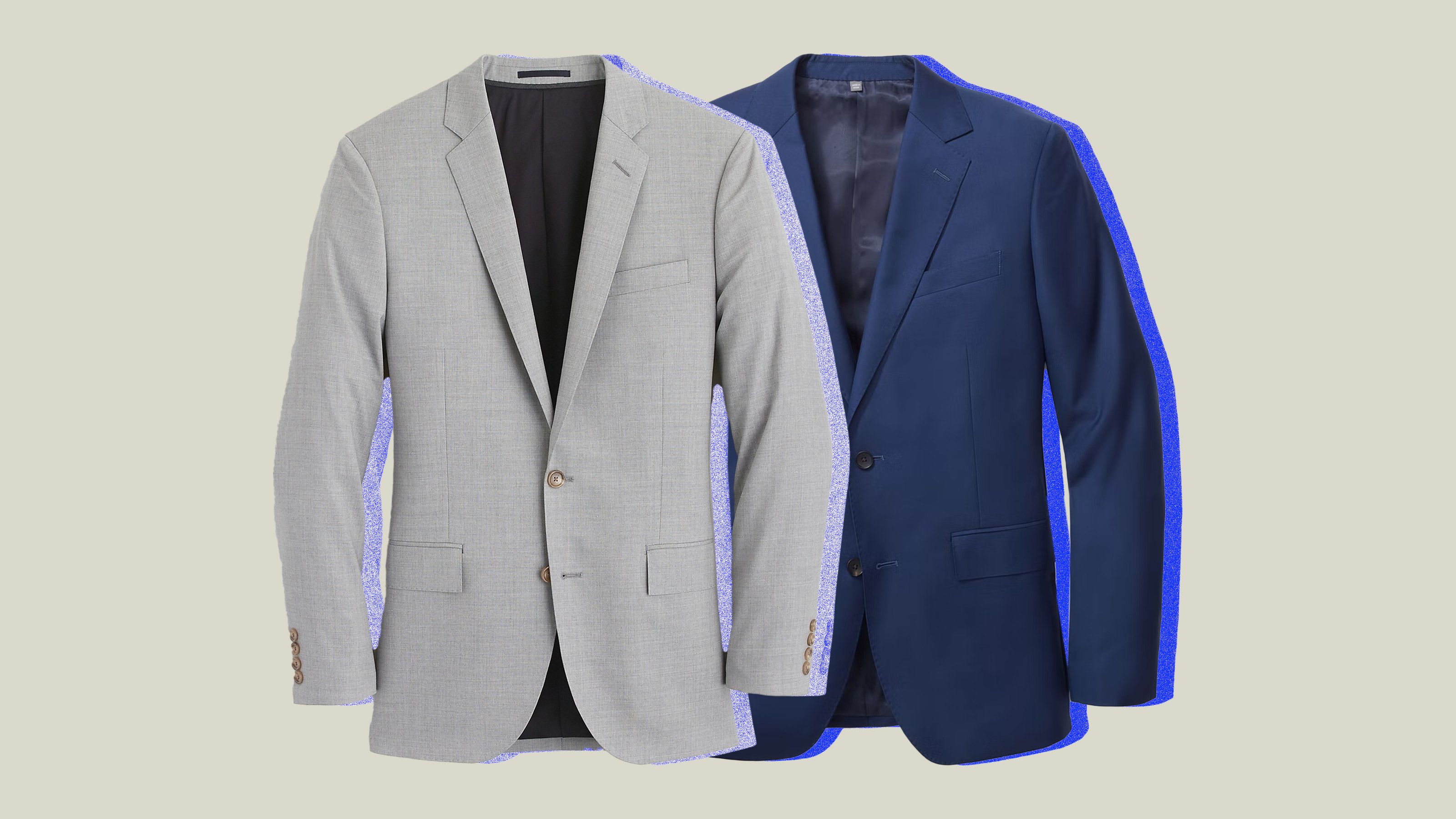 NestYu Mens Casual Slim Fit Single Button 2 Piece Set Blazer Jacket Suits