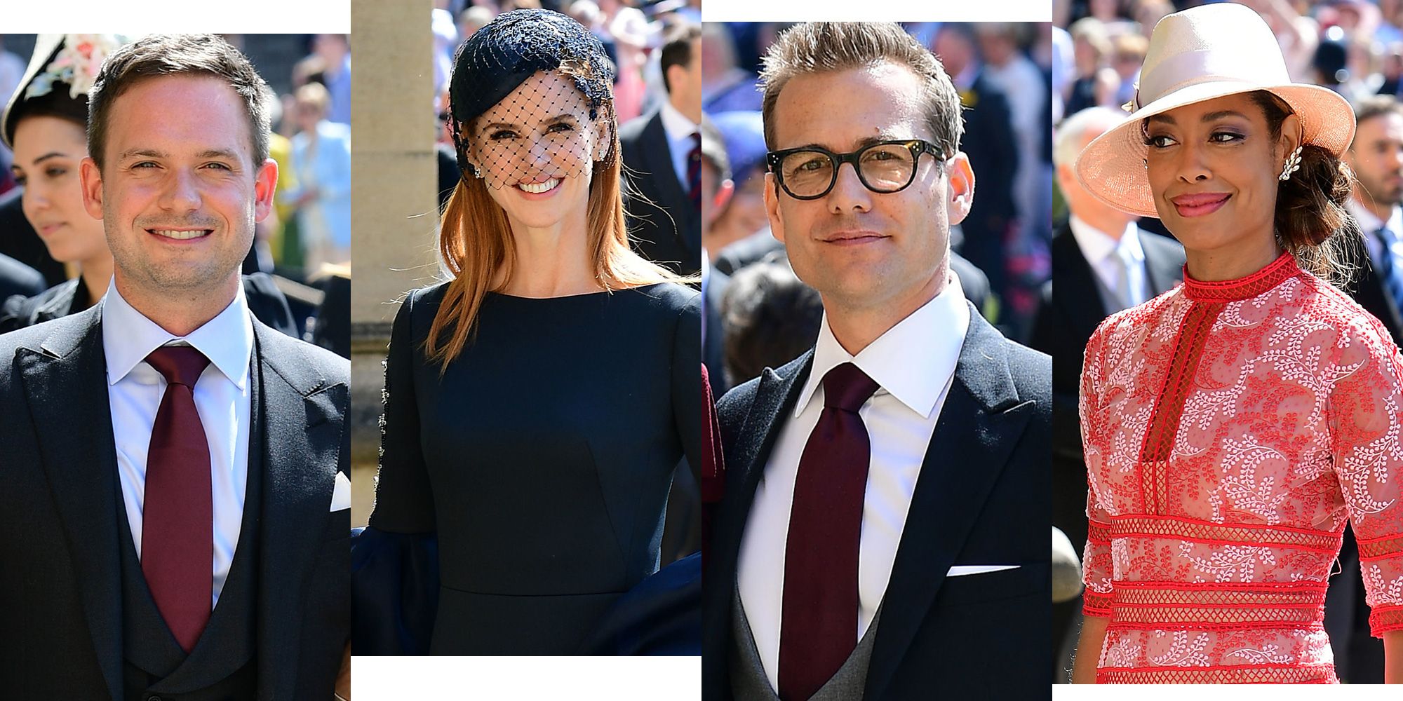 Suits Cast At Royal Wedding Which Suits Cast Members Attended Meghan Markle S Wedding