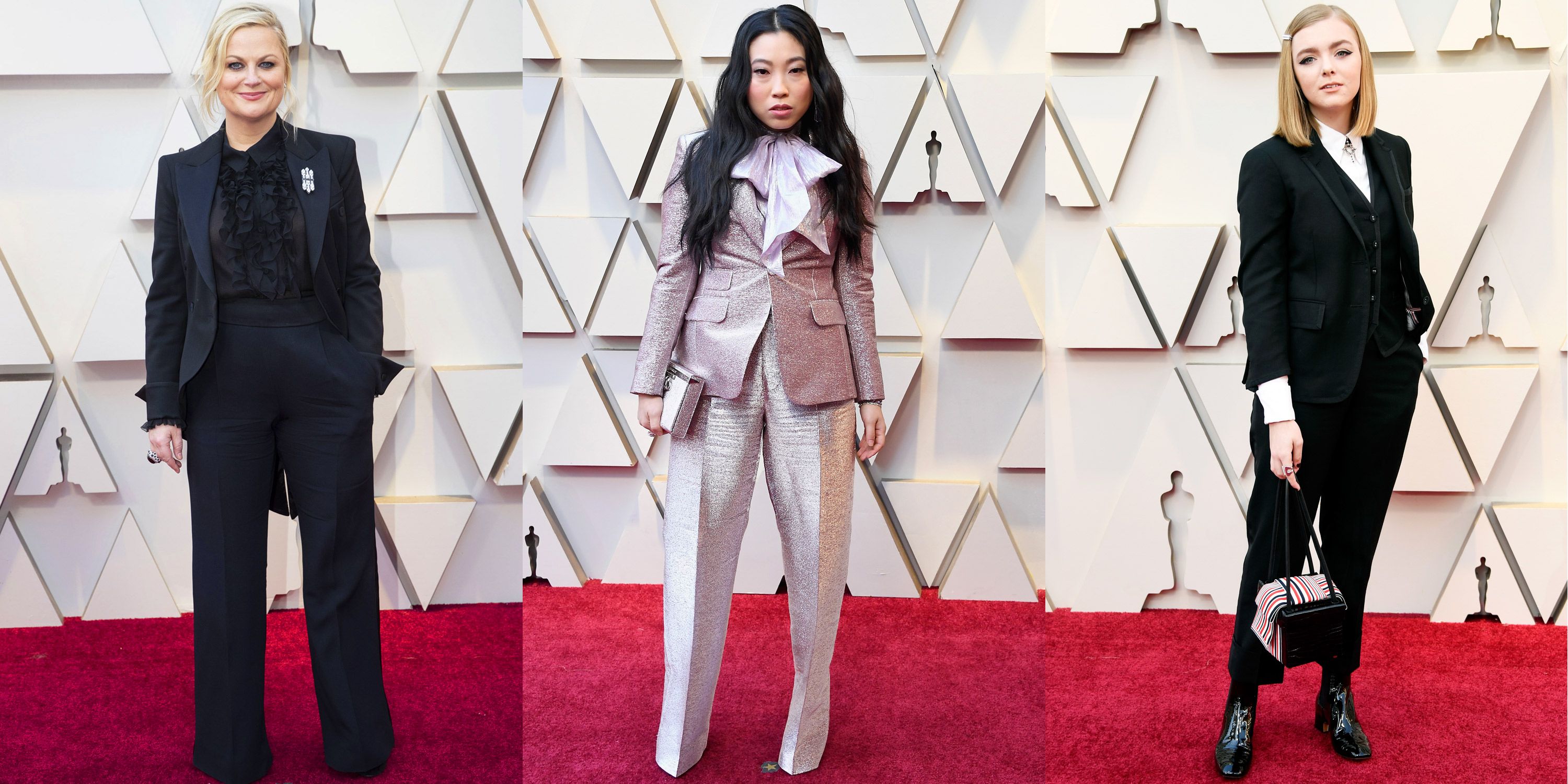 red carpet women's suits