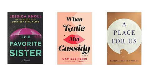 Favorite Sister book cover; When Katie Met Cassidy book cover; A Place For Us book cover