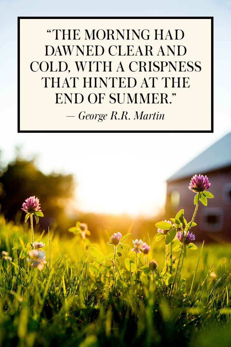 15 Best End of Summer Quotes - Beautiful Quotes About the Last Days of
