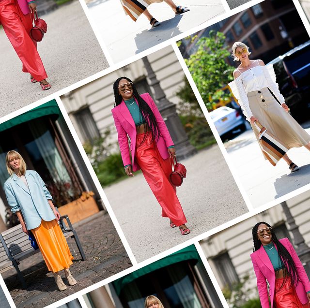women in street style model summer work outfit ideas 2022