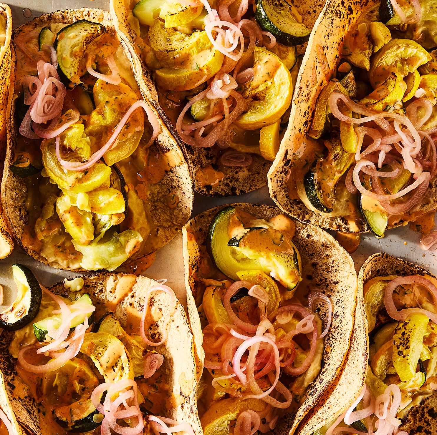 These Sheet-Pan Squash Tacos Are The Best Use Of Summer Produce