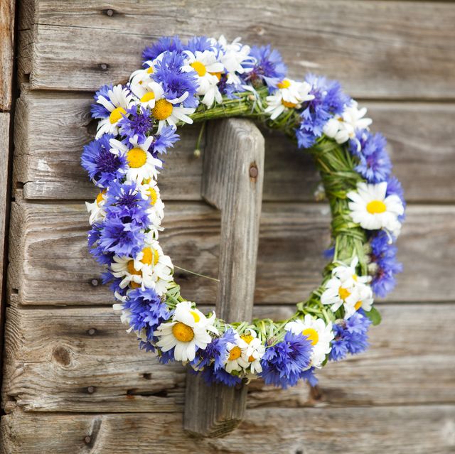 30 Diy Summer Wreath Ideas Outdoor, Outdoor Decorative Wreaths