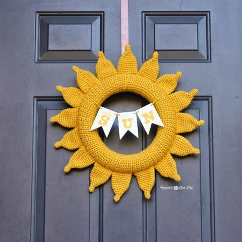 Sun Wreath - Summer Wreaths Sun Wreath - Summer Wreaths