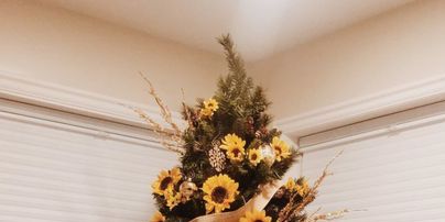 Sunflower Christmas Trees Is a Top Pinterest Christmas 2019 Trend