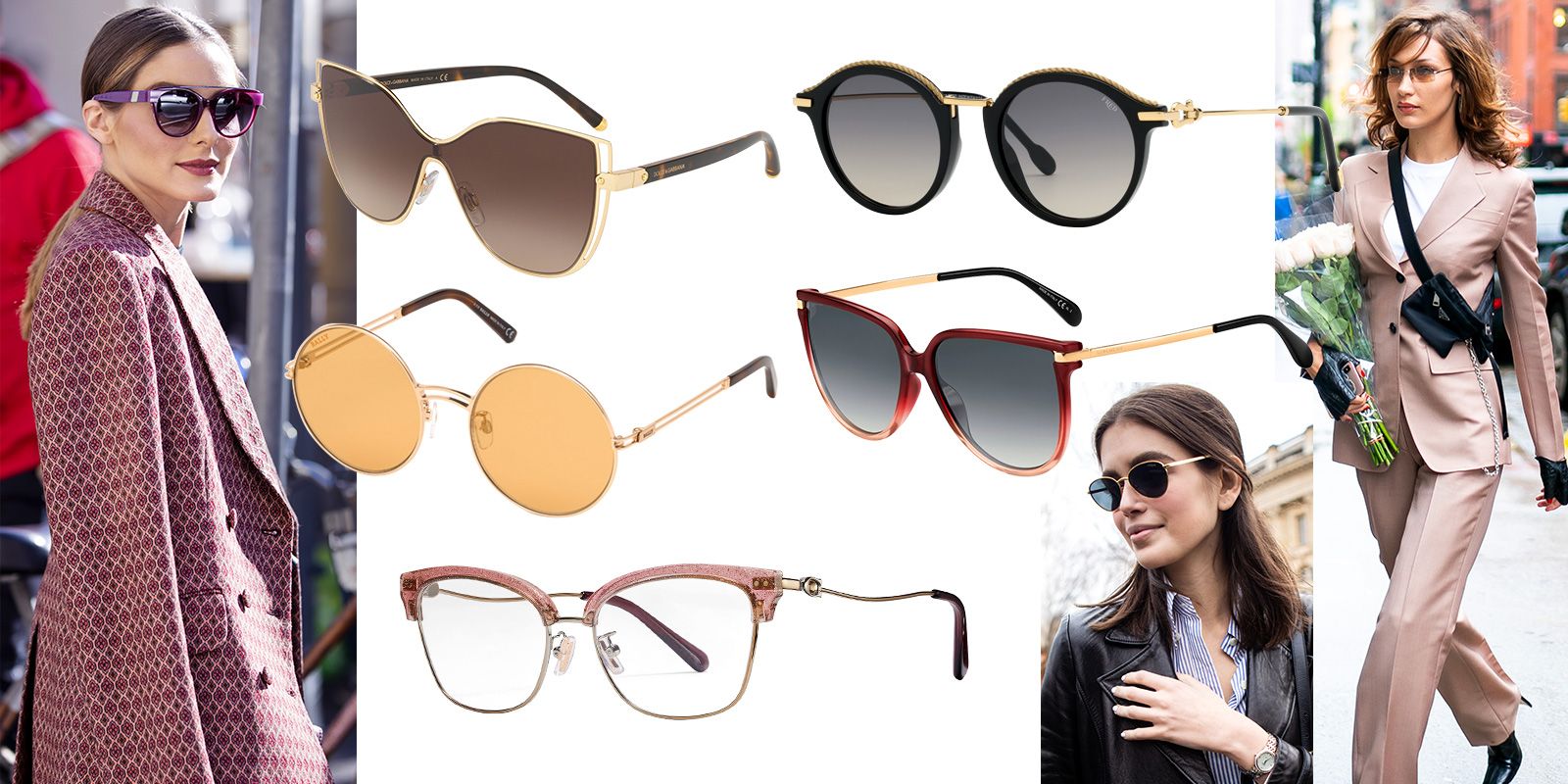 Cl\u00e9mence & margaux Round Sunglasses brown casual look Accessories Sunglasses Round Sunglasses Clémence & margaux 