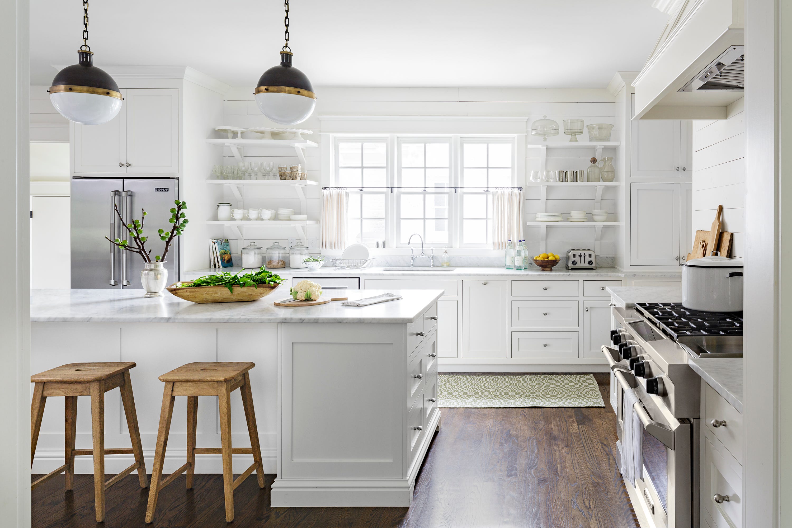 turquoise and gray kitchen decor