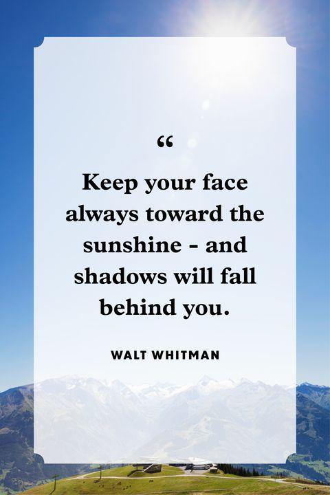 46 Greatest Sunshine Quotes - Everyday Inspiration About Sunshine