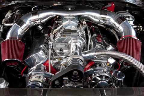 Supercharged Hotrod Engine