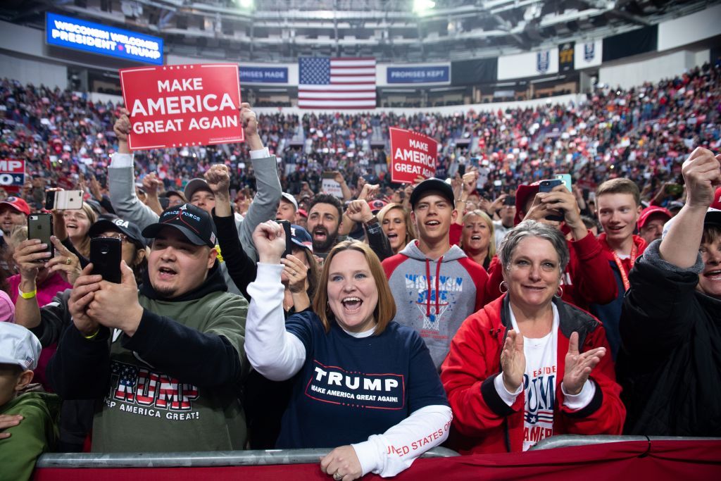 Trump's Green Bay Rally - Trump Supporters Share Their Opinions On The ...