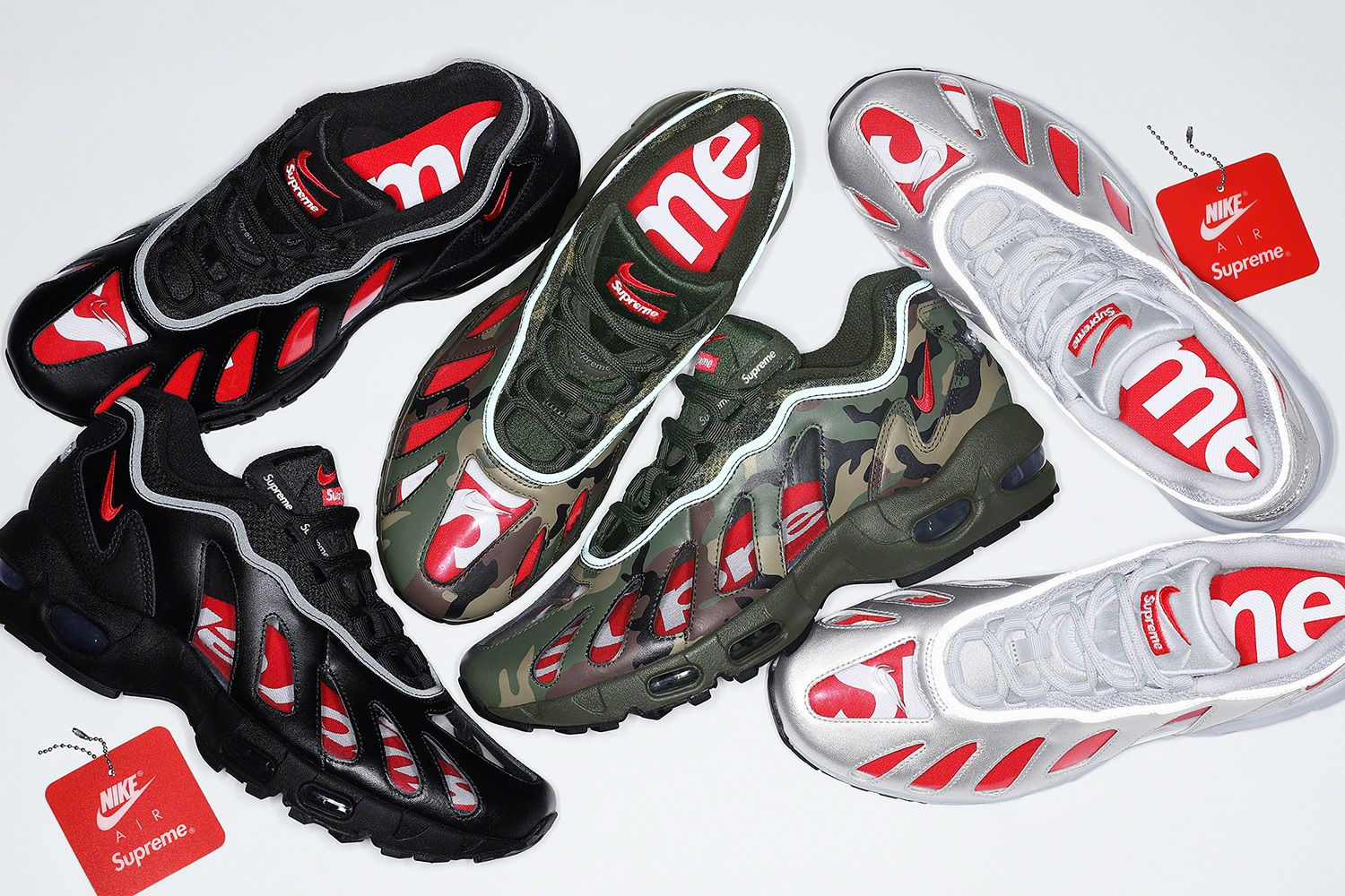 Supreme x Nike Air Max 96: zapatillas más dosmileras mes