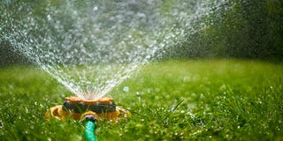 How To Fix A Broken Odometer Surface Level View Of Backyard Sprinkler Spraying