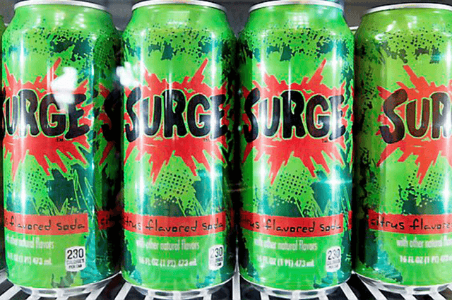 Surge Soda Is Back But You Can Only Get It At One Place 5741