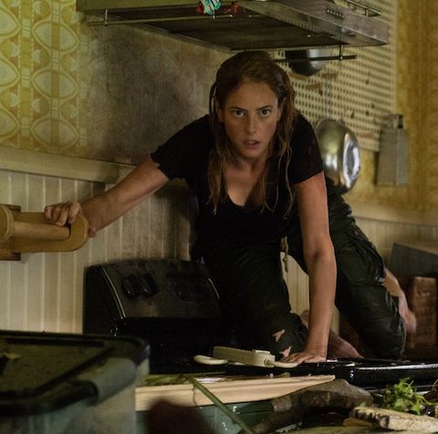 crawl, a good housekeeping pick for best survival movies, stars kaya scodelario as a woman who has to help her father through a storm, a flood and an alligator invasion