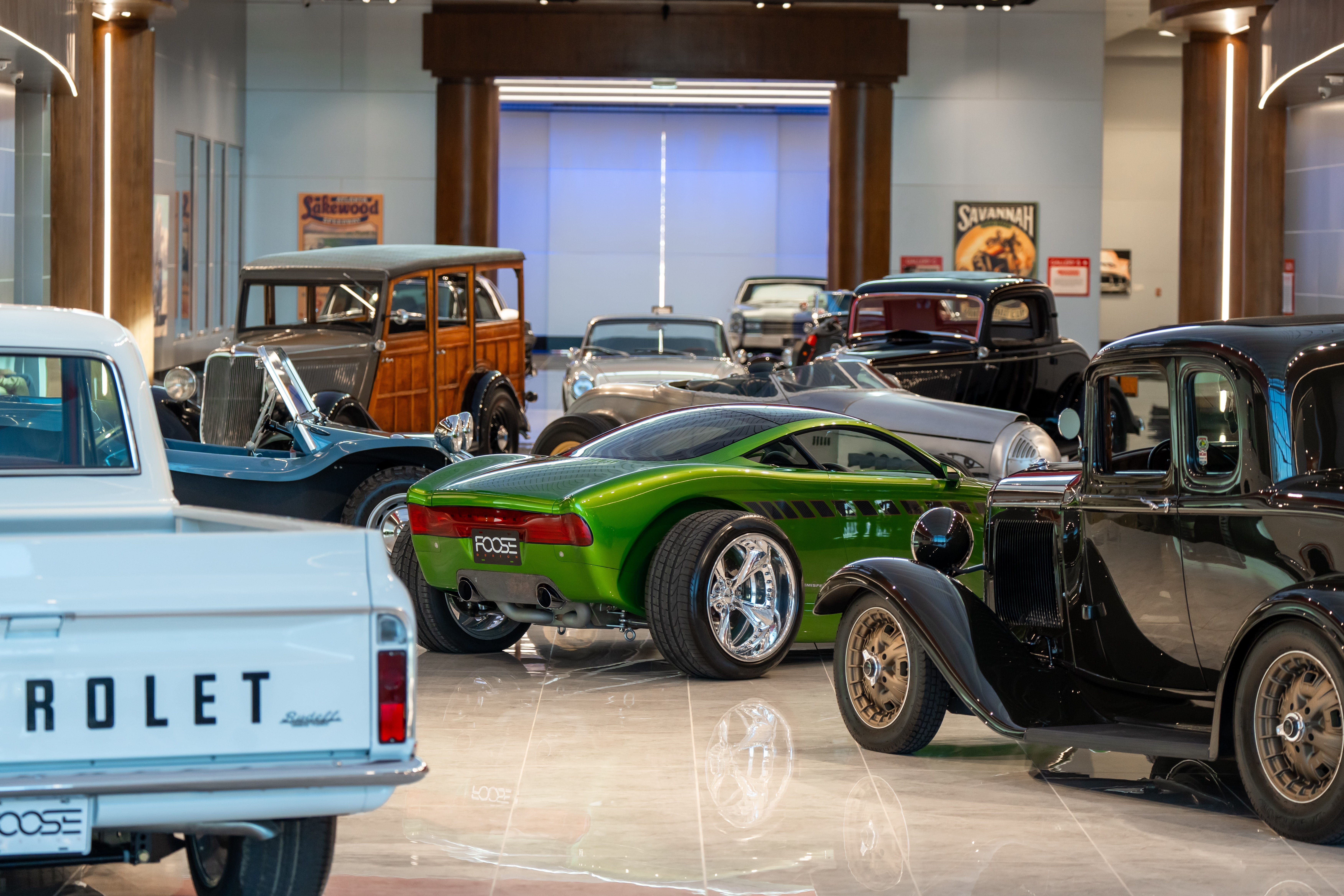 12 Cars of Chip Foose Star at the Savoy Museum