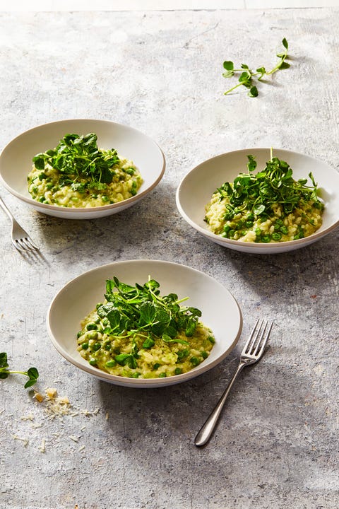 sweet pea risotto
