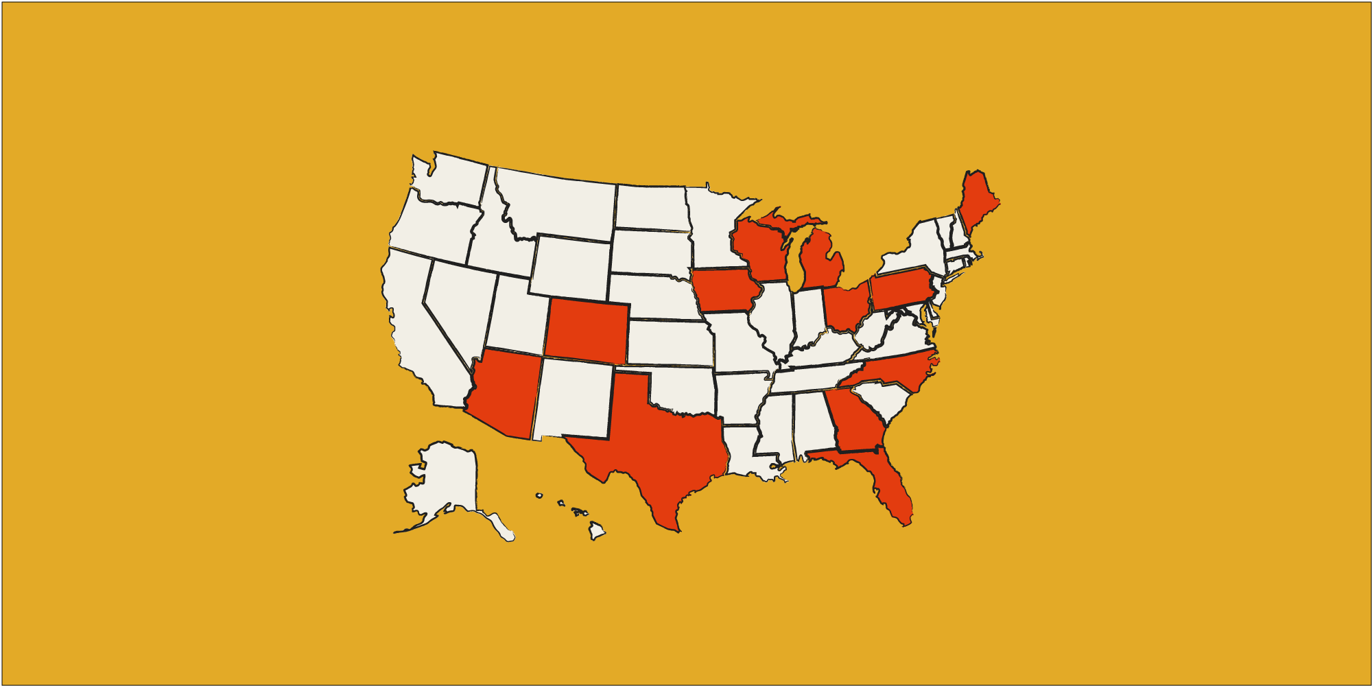 Swing States in 2020 Presidential Election  Swings States Map