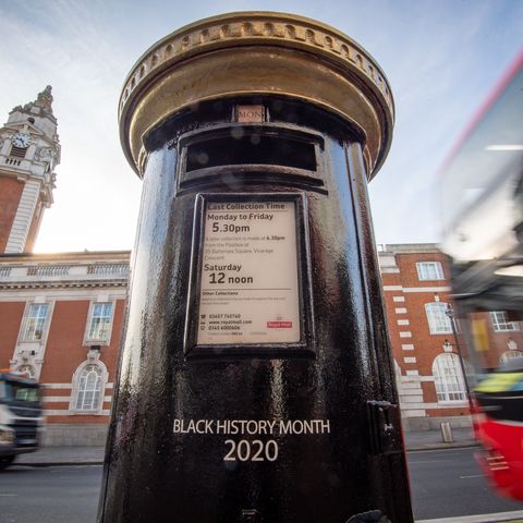 Royal Mail Black Post Box
