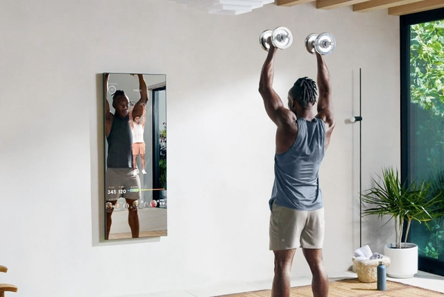 mirror smart home gym