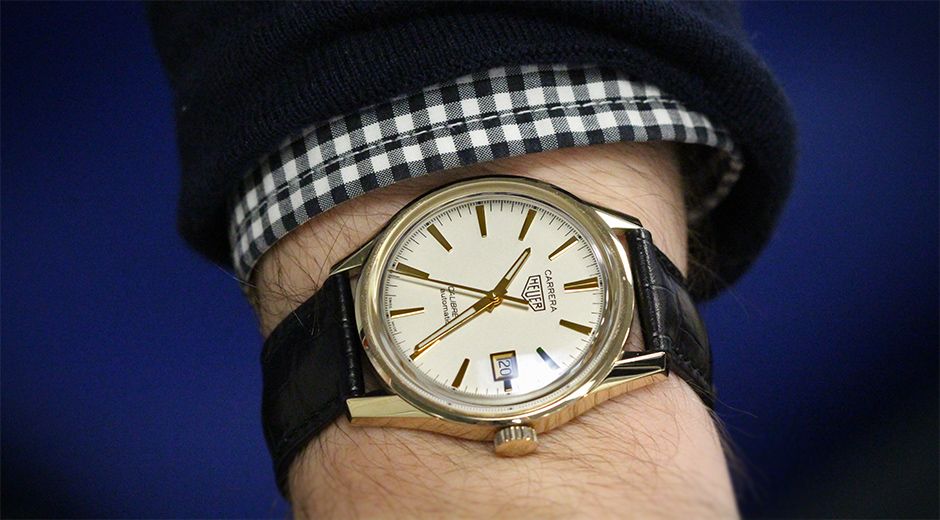tag heuer carrera calibre 7 gold