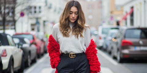 Clothing, Street fashion, Fashion, Red, Waist, Snapshot, Shoulder, Fur, Fashion model, Outerwear, Clothing, Street fashion, Fashion, Red, Waist, Snapshot, Shoulder, Fur, Fashion model, Outerwear,