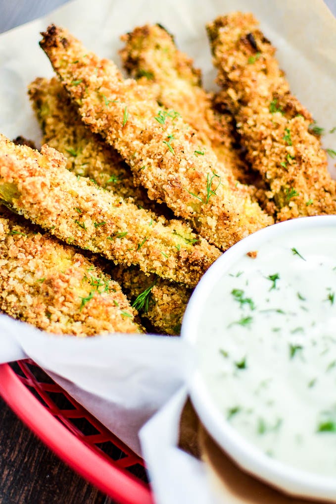 Oven-Fried Pickles