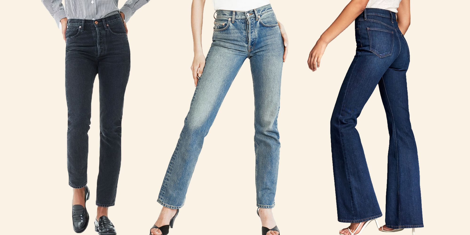 ladies jeans long leg