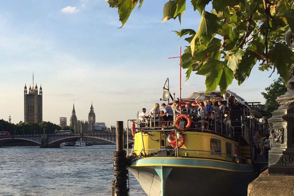 london boat trips with drinks