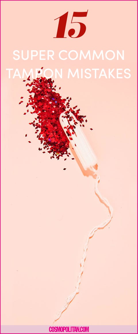 15 Ways You Re Using Tampons Wrong How To Use A Tampon Image