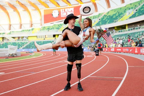 tara davis 2020 us olympic track field team trials day 9