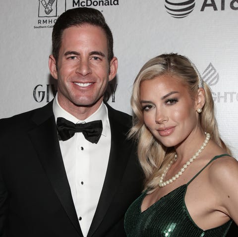 A picture of Heather Rae Young and partner Tarek El Moussa'