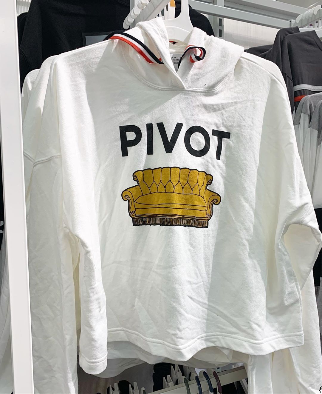 friends pivot sweatshirt