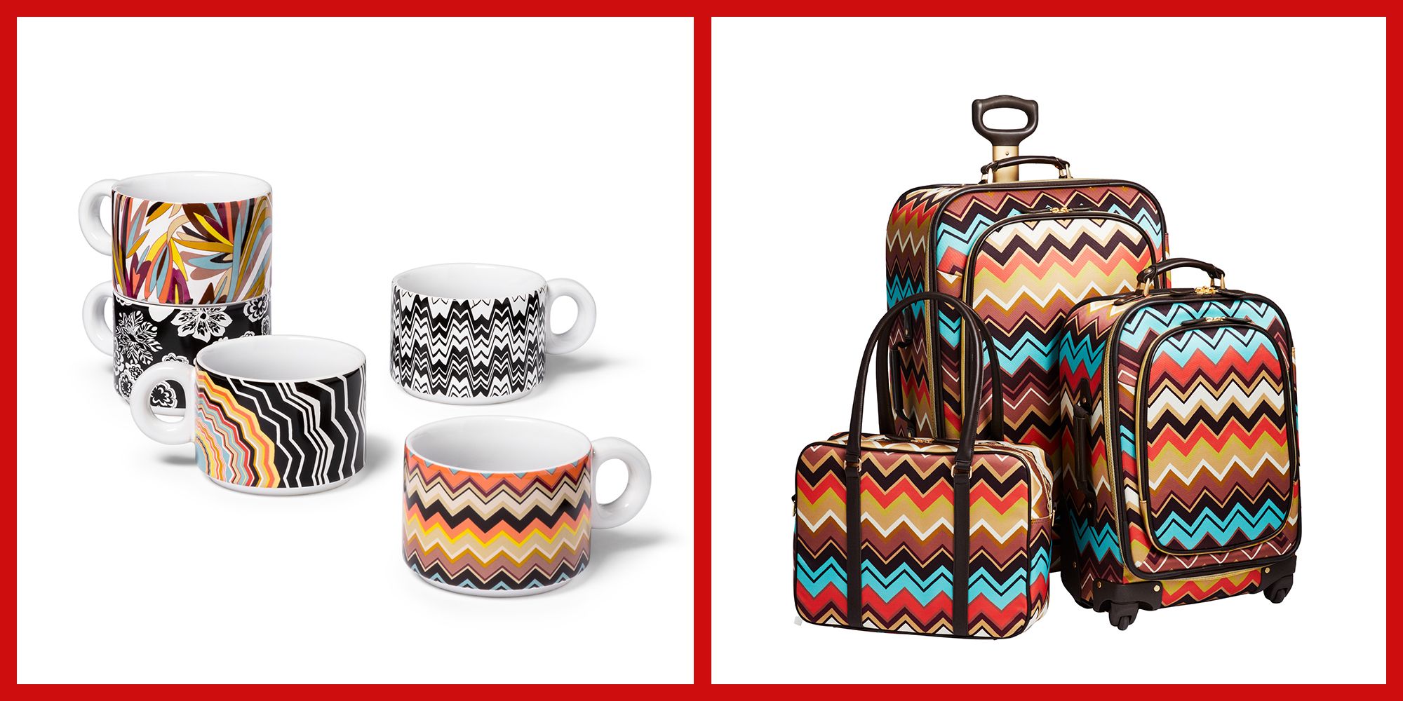 missoni for target suitcase