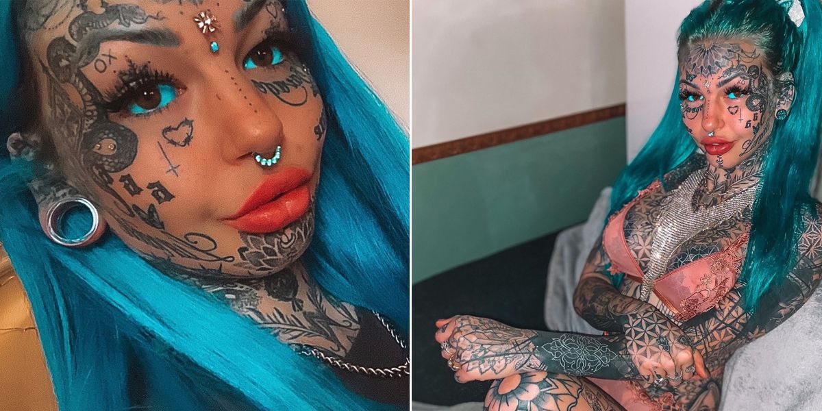 16歳でうつ病に ある女性が全身にタトゥーを入れて変化したこと