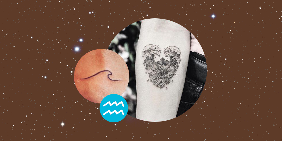 40 Aquarius Tattoos Ideas Of 21 Best Astrology Tattoos