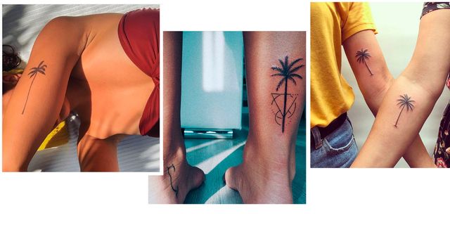 tatuajes de palmeras